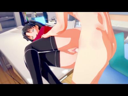 Ночь: утренний секс с RIN (3D Hentai) 