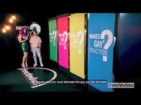 Голый гей -телевизионный порно -шоу пародий обнаженная достопримечательность Французские Твинкс 