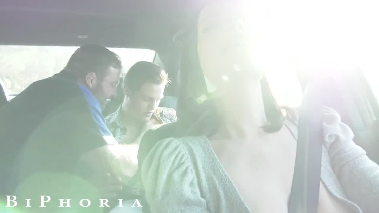 Biphoria Best Uber Driver Joins Frolic Gay Couple In Backseat