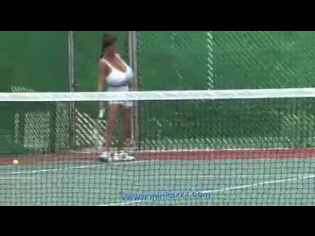 Minka Полностью голый теннис 2010, бесплатное порно 82 