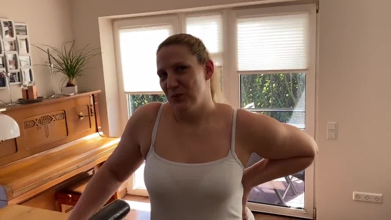 German Stallion Blonde Bi Atch Needs Help Again Money Shot Hotntubes