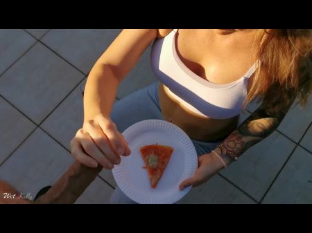 Фантазия Wild Food Porn. Ешь свою пиццу с спермой. 