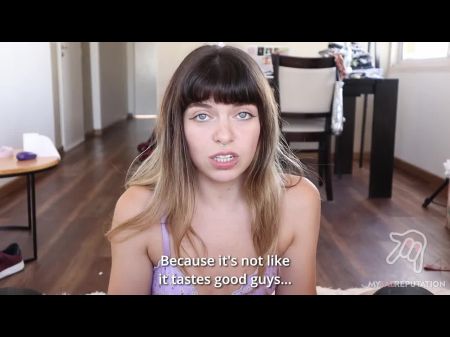 Vlog: мне начали нравиться сперму на лице (и рот) мой 1 -й лицо 