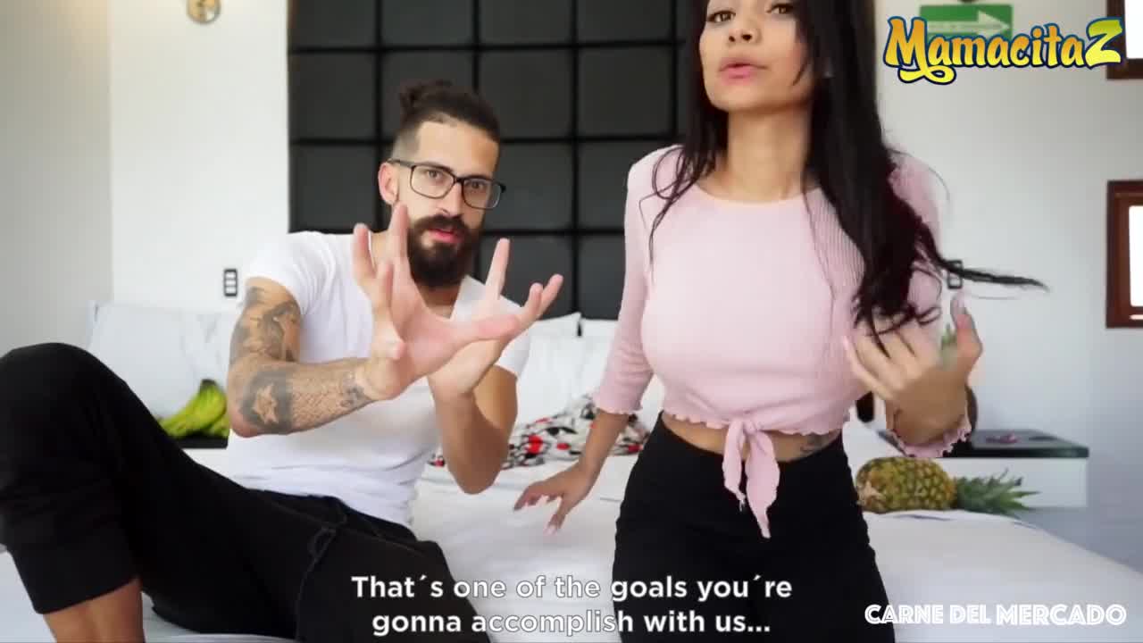 Mila Garcia Elegant Immense Tits Latina Colombiana Very First Audition With Dude Hotntubes