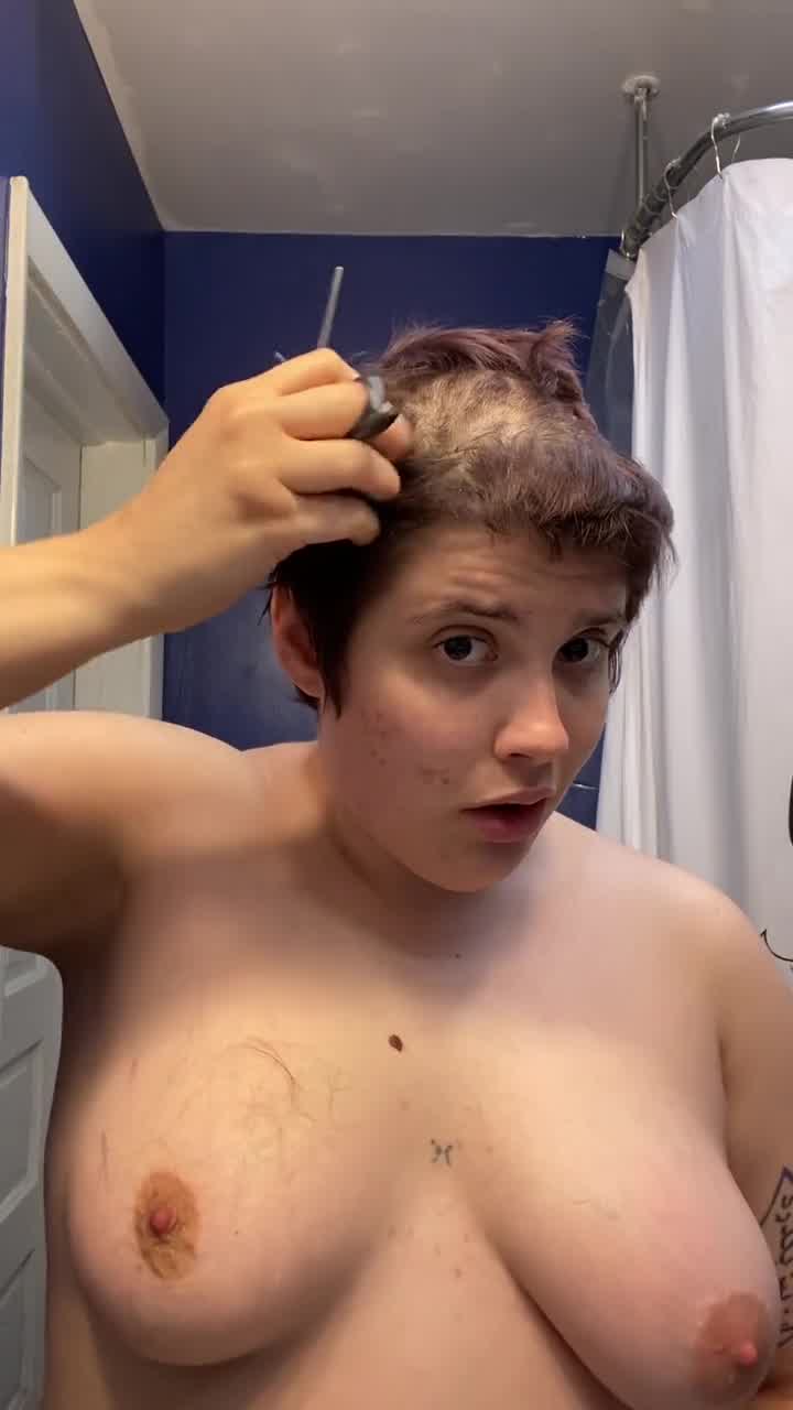 Shaven Tramp Adama Daat Amateur Fetish Head And Brow Shave Hotntubes