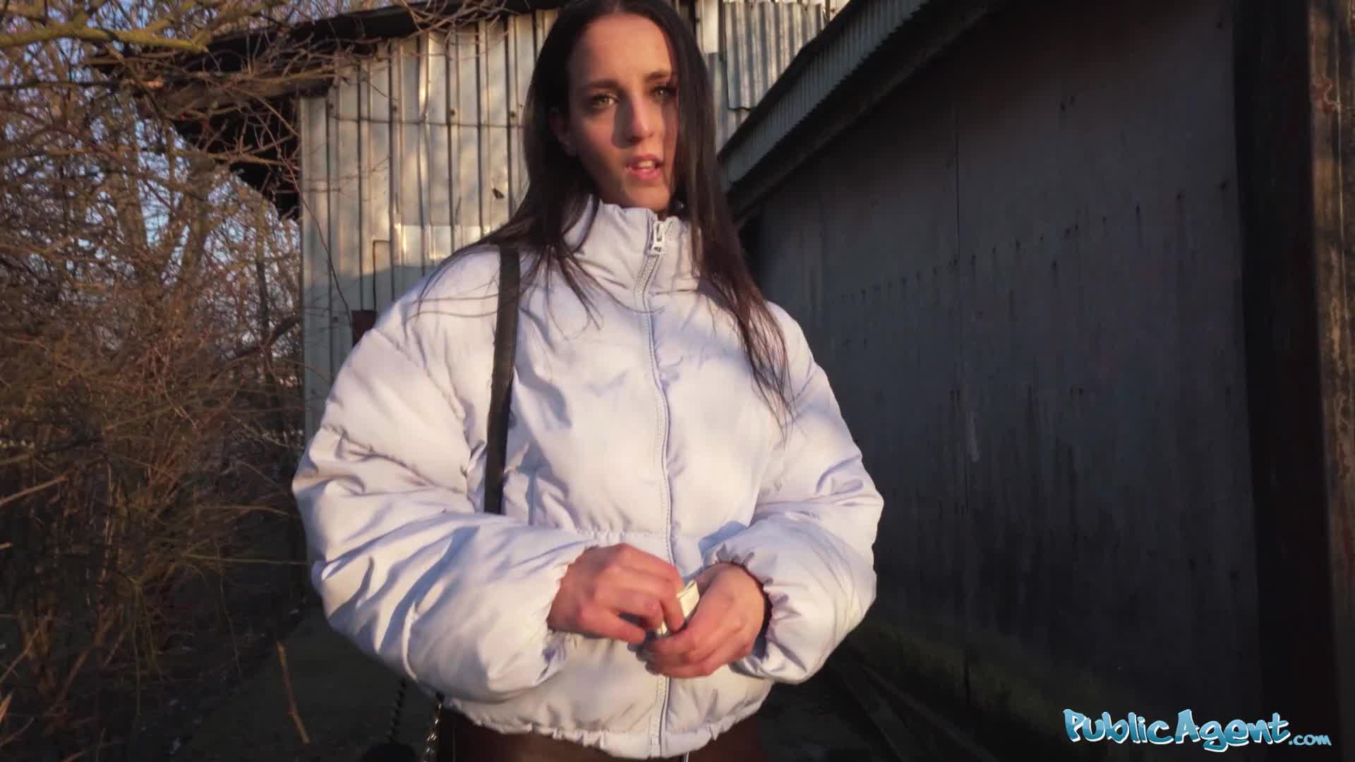 Stiff Prompt Poking In A Basement With A Jaw Dropping Brunette Hotntubes