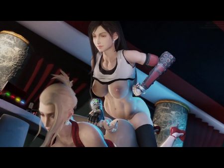 Tifa Lockhart Creampies Scarlet несколько раз 