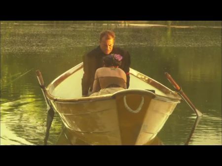 Сперма на моих черных чулках: романтический хитрый трах на каяке 