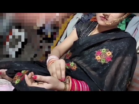 Индийский Beutifull Bhabhi Pissing Black Saree Blouse 