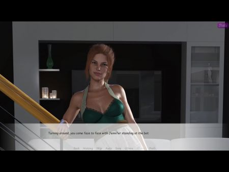 Жена моего сводного брата №36 во время обеда с Дженнифер, Джон встретился с Жюстин 