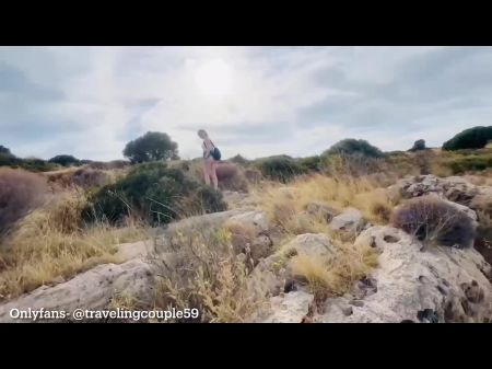 гулять и трахаться в Греции, гулять по морю в Греции и трахаться на улице, секс на улице,сперма в мою киску, 