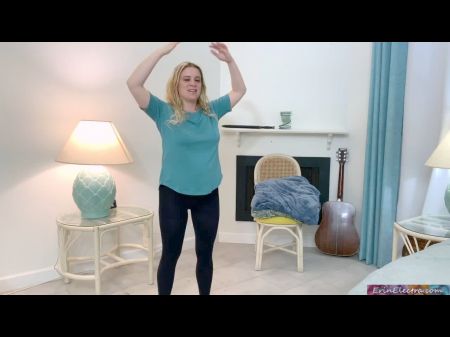 Stepson Helps Stepmom Make An Exercise Video: Free Sex 8c