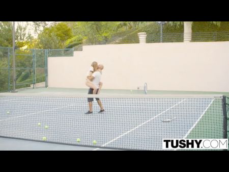 Tushy erstes Anal für Tennisstudentin Aubrey Star: HD Pornos 3c