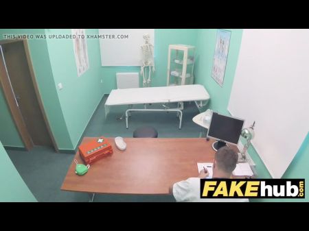 Fake Hospital Diminutive Blonde Czech Patient Health Exam