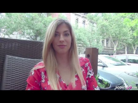 German Scout - Superb Fresh Girl Shona Seduce To Fuck At Real .