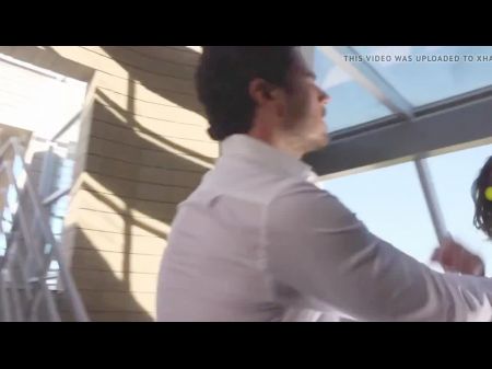 Daddy Punished Me Pounded On The Balcony In Public .