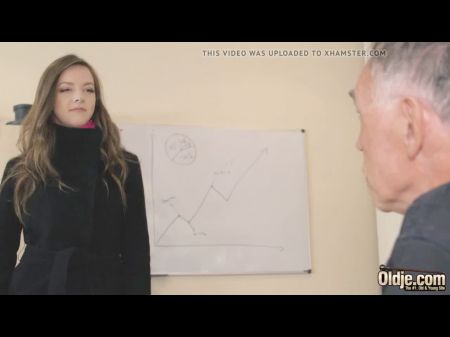 Old And Youthful - Fresh Young Woman Fucks Her Older Boss At .