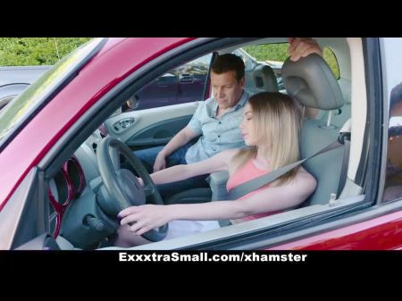Exxxtrasmall - Subtle Youthful Woman Bum Fucked To Pass Driving