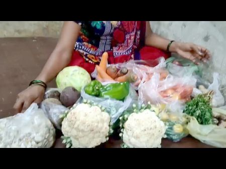 Indian Chick Selling Vegetables Rough Fucking In The .