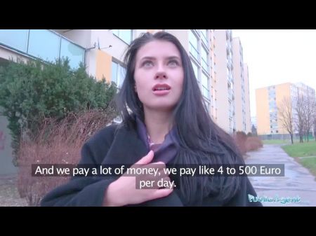 Public Agent Sexy Russen Perfekter Körper Für Bargeld Gefickt