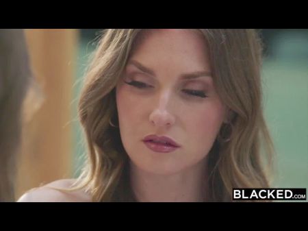 Blacked Ashley Gives Spouse A Wonderment Threesome With .