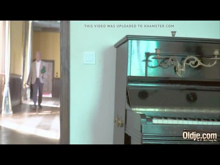 Old Dude Fucks Hardcore A Teen Ginger Licks Her Tight