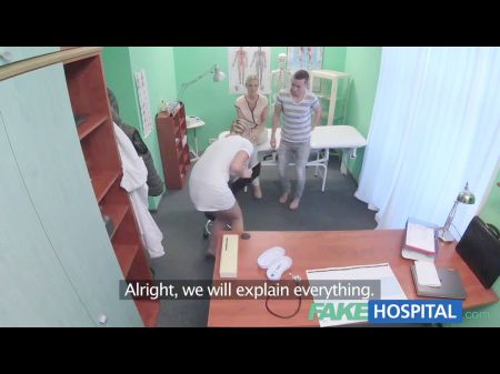 Fakehospital Enfermera Observa Como Pareja Sexy Follar: Hd Porn Bc