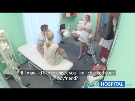 Fakehospital Nurse Watches As Hot Couple Fuck: Hd Porn Bc