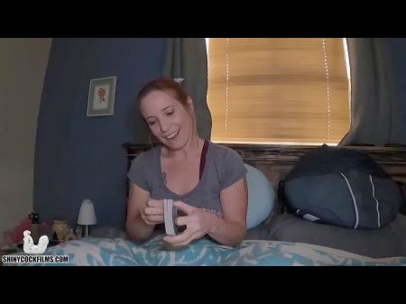 Step Son Plays Strip Poker With His Hot Mom - Jane Cane