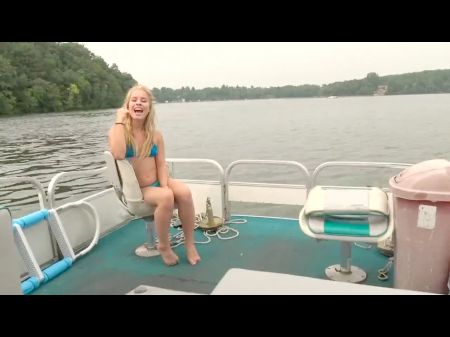 Blonde 18 Teenager Step - Sis Gets A Society Creampie On A Boat