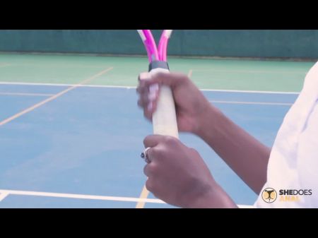 Shedoesanal - Tennis Female Ana Foxxx Anus Sex Lessons With