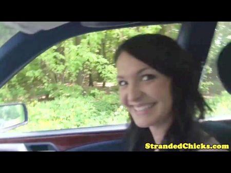 Innocent Hitchhiking Fresh Girl From Russia Car Bonk