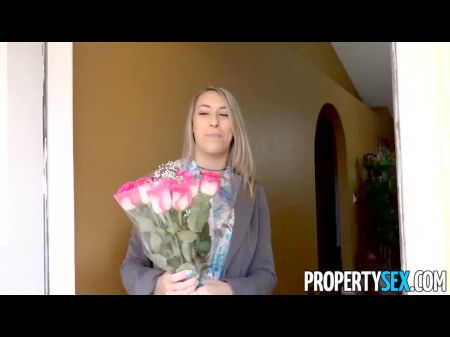 Propertysex - Awesome Sweetheart Real Estate Agent Bangs Her Boyfriend