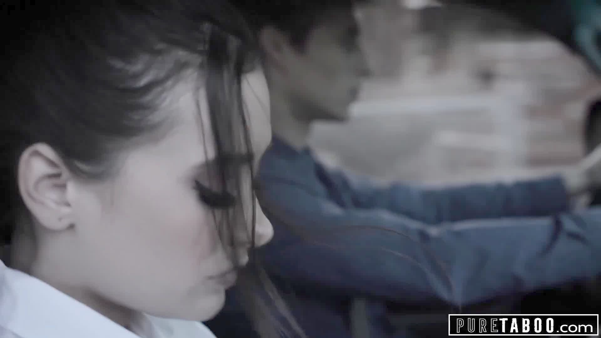 possessive stepbro punishes sis for ir cum inside - hotntubes.com