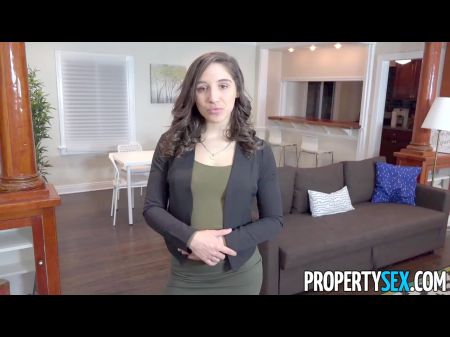 Propertysex - College Student Fucks Lovely Bum Real Estate Agent