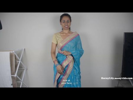 South Indian Mama Lets Her Son Jerk Off Then Fuck Her (tamil)