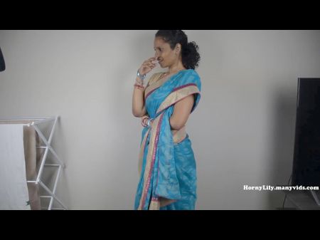 South Indian Mama Lets Her Son Jerk Off Then Sex Her (tamil)