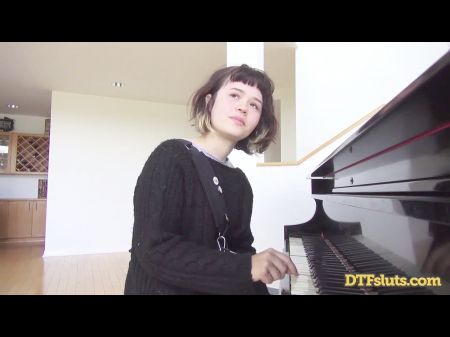 Yhivi Demonstrates Piano Skills Followed By Rough Bonk And Sperm Over Her Face! - Featuring: Yhivi / James Deen