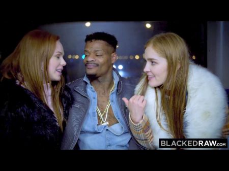 Blackedraw Two Chicks Coition Big Bbc On Bus!