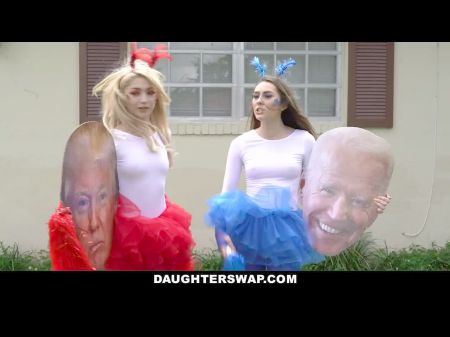 Teenager Neighbors Swap & Shag Parent To Vote Red & Blue