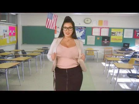 Huge-chested Teacher And Jerks