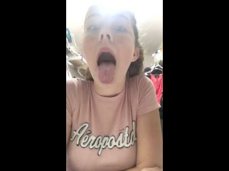 Teenager Drooling