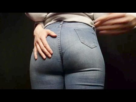 Uber-sexy Nymph With A Yam-sized Donk In Taut Denim