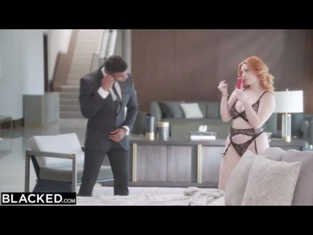 & Big Black Cock - Hungry Redhead Always Gets Her Way