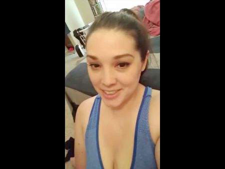 i took a vid while getting cum all over my face !