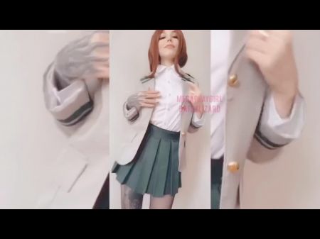 Cosplay Publicado accidentalmente masturbándose VID 