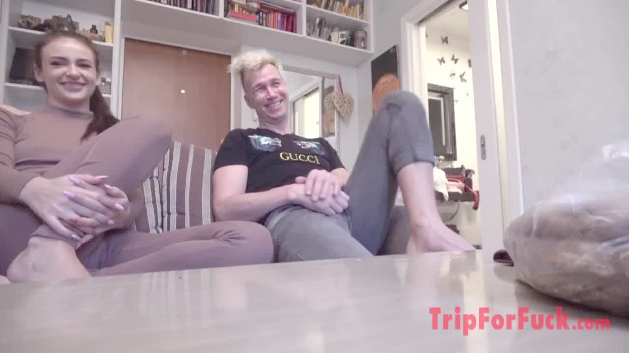 The real cuckold in front of his wife