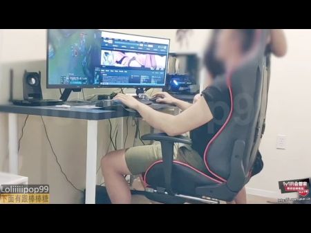 naughty asian honey wants boner and interrupts my league of legends game - gimp