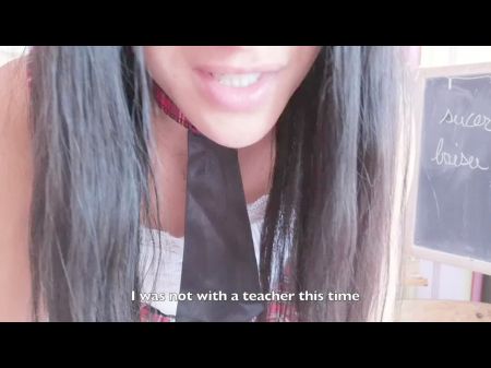 Joi Fr( En Sub): Wank Off And Listen To My Bootie Stories At School -