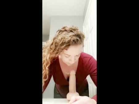 Redheaded Cougar With A Fuck Stick On The Counter